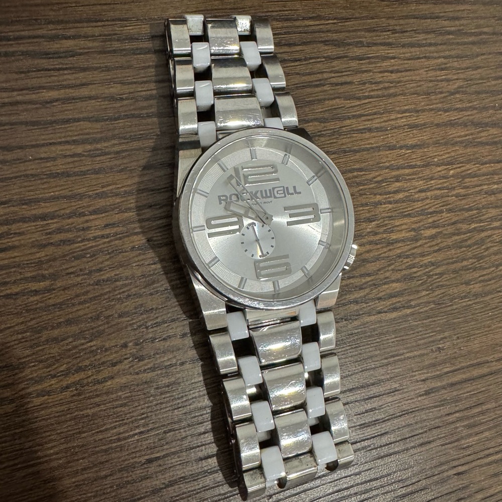 Rockwell 50mm Silver Watch